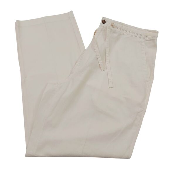 Cubavera Pants Mens Large Beige Linen Blend Straight Leg Travel Beach Casual - Picture 7 of 11